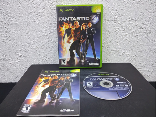 Fantastic 4 Cuatro Fantasticos Xbox Clásico Completo Origina