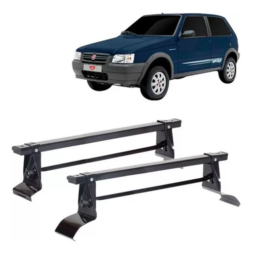Rack Teto Bagageiro Uno 4 Portas 84 Até 10 - Mega Parts