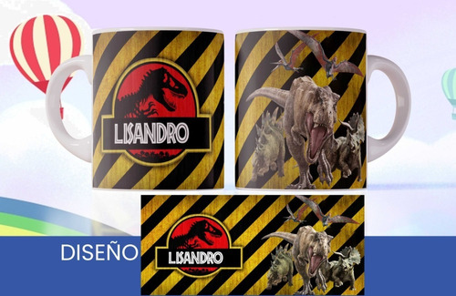 Taza Dinosaurios, Jurassic Park, Jurassic World