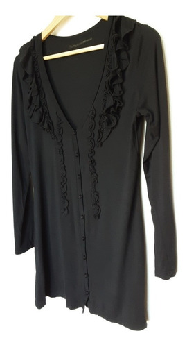 Imagen 7 de 10 de Camisa Larga Con Mangas Y Botones Frontales, Talla M