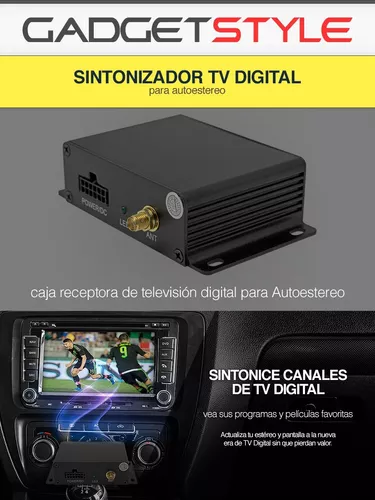 Sintonizador De Tv Digital Para Autoestereo Hd Antena Tunner