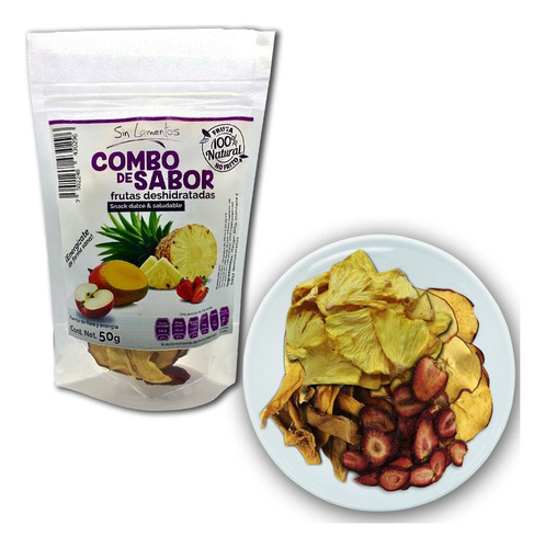 : Salsa Deshidratada (12pc) + Snack Fruta (6pc)