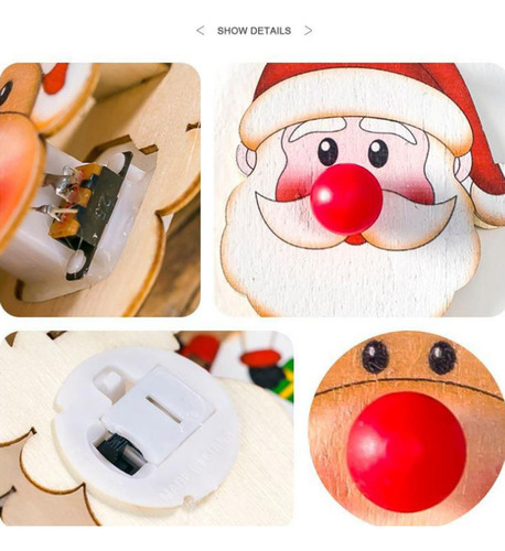 Lámpara Colgante De Navidad Brillante For Decoración De Pap