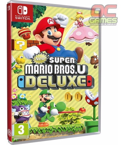 New Super Mario Bros U Deluxe Fisico Nintendo Switch Ade