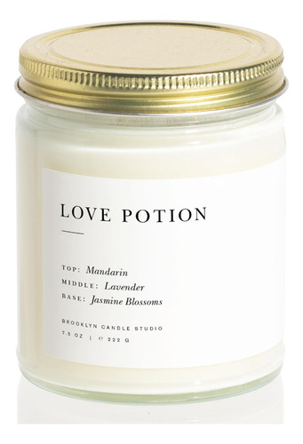 Love Potion - Vela Minimalista | Vela Perfumada De Lujo De C
