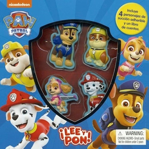 Libro Paw Patrol Lee Y Pon Mini Sos
