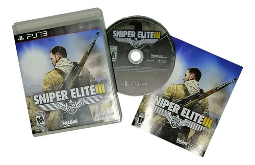 Sniper Elite Iii & V2 Silver Star Combo Ps3 + Dvd La Caída (Usado)