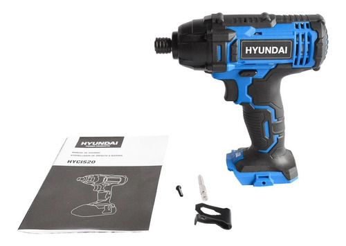 Atornillador De Impacto De Bateria Hyundai 20v - Hycis20 Color Azul