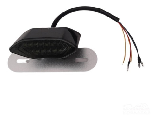 Imagen 2 de 6 de Stop Led Universal Con Luces De Cruce Para Motos