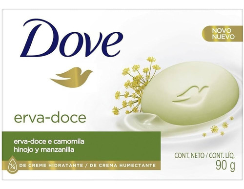 Sabonete Dove Erva Doce E Camomila 90g Kit C/24