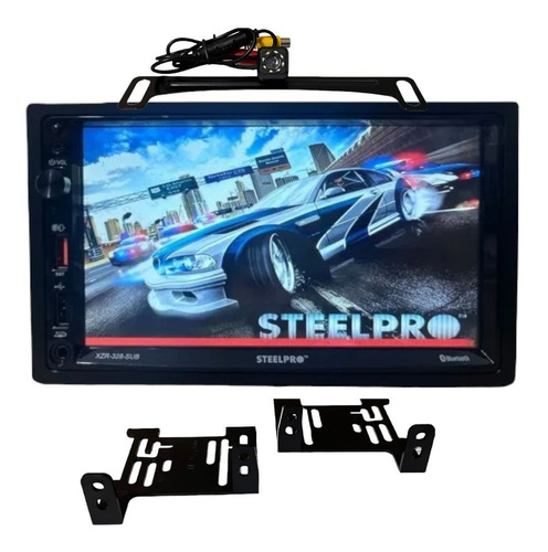 Steelpro Pantalla 7 + Camara De Reversa + Adaptador V-drive 