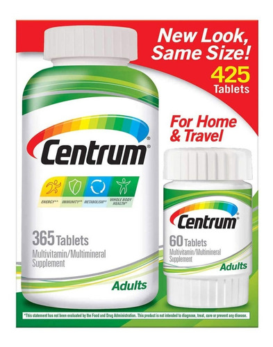 Centrum Multivitaminas Para Adultos  425 - L a $329