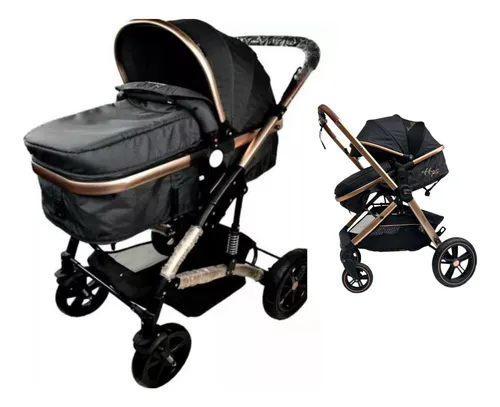 Coche Para Bebe Moisés Con Cubrepies. Toldillo Reversible