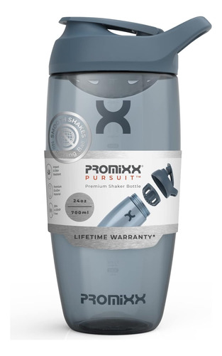 Botella Mezcladora Suplementos Promixx, Azul Oscuro, 710 Ml
