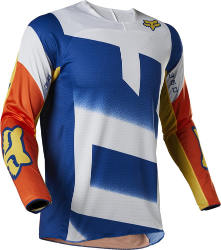 Fox Racing 360 Rkane Motocross Jersey, Naranja/azul