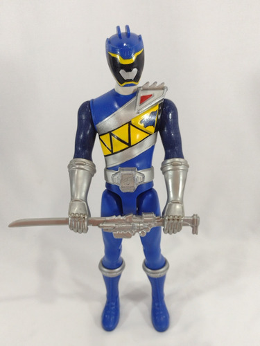 Boneco Power Rangers Dino Charge Ranger Azul 30cm Sunny (Usado)
