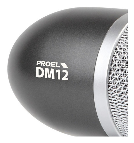 Proel Dm12 Micrófono Dinámico Para Bombo Bajo Tuba Bass Drum Mic