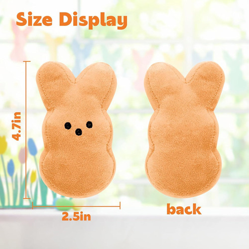 Bnb 6pcs Conejo De Pascua,juguetes De Peluche,regalo Para