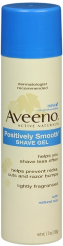 Gel De Afeitar Aveeno Positivamente Suave 7 Onzas Paquete