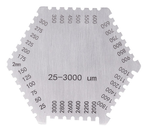 Medidor De Espesor De Película Húmeda Hexagonal De Calibre D