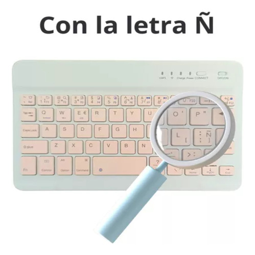 S Funda Con Teclado Inalámbrico Para iPad Air 11 Pulgadas R