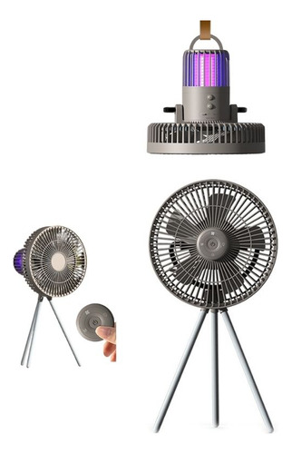 Ventilador Recargable Con Trípode De Mesa De 10000 Mah Para