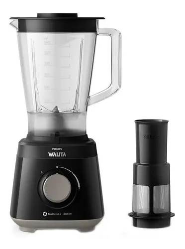 Liquidificador Philips Walita 600w 2 Velocidade Tritura Gelo Preto 127V