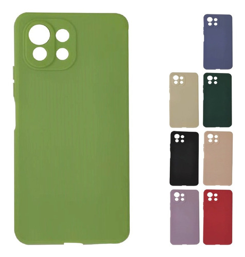 Funda Para Xiaomi Mi 11 Lite Protector Estuche Silicon Case