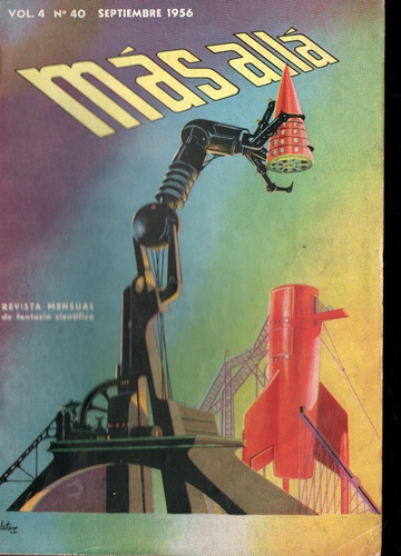 Revista Mas Alla 40 Septiembre 1956 Ciencia Ficcion