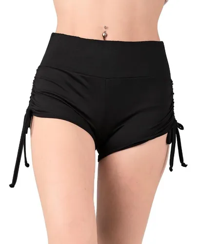 malla arrebatar horario Short Deportivo Slim Mujer Negro Stfashion 50004281