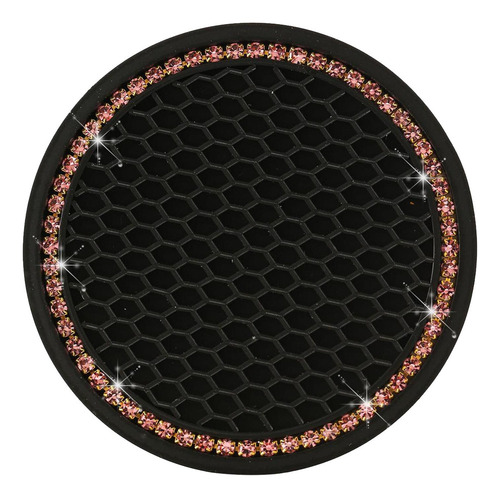 6 Universal Vehicle Auto Cup Holder Insert Cristal Rosa