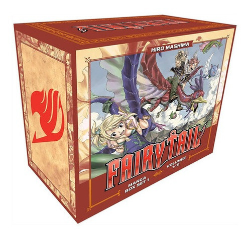 Manga: Fairy Tail Box Set 1 Tomos 1-11 (ingles), de Hiro Mashima. Editorial Kodanshaics en inglés