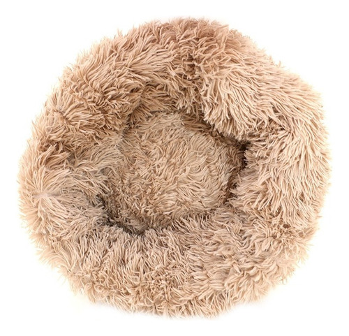 Plush Paws Cama Circular Para Mascotas (talla S) Color Marrón