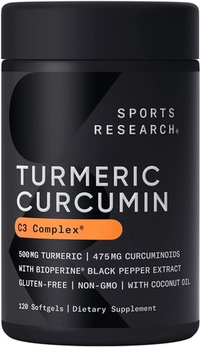 Turmeric Curcumin 500mg 120 Cap - Unidad a $2311