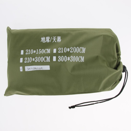 Triangular Resistente Para Verde Del Ejército 3x3x3m