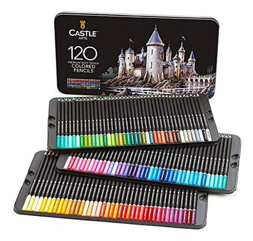 Castle Art Suministra Un Set De 120 Lapices De Colores Para