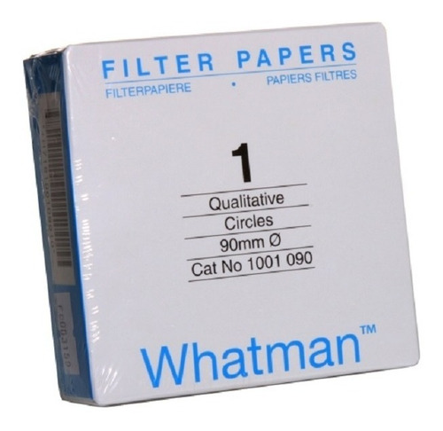 Papel Filtro No. 1 De 9 Cm C/100 Whatman