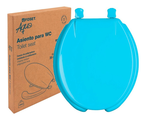 Asiento Para Wc, 40 Cm, Azul Foset 47034