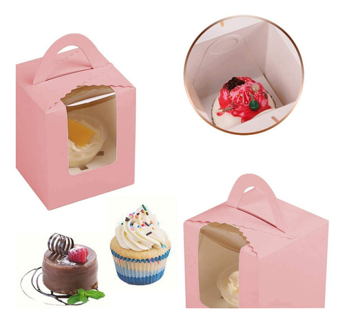 25pcs Cajas De Magdalenas For Muffins Kekitos, Panquecitos