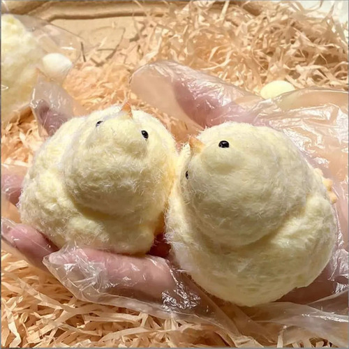 Mrw 2x Pollitos Blandos Taba | 3 Pulgadas Taba Squishy Pollo