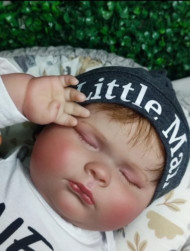 Bebé Reborn Original Cuerpo Algodón Suave Cristopher Doll