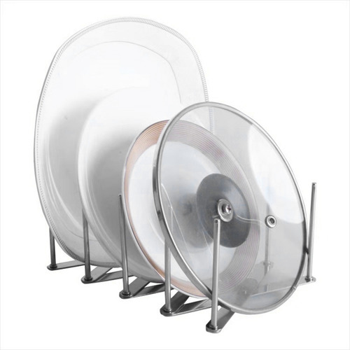 Estante Ajustable De Acero Inoxidable Para Tapas Y Platos Pa