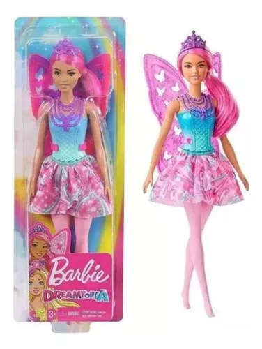 Boneca Barbie Dreamtopia Fada Roxa - GJJ98 GJK00 - Mattel - Dorémi  Brinquedos