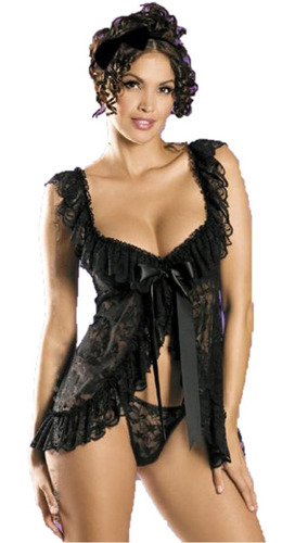 Baby Doll Sensual Bolero Sexy Lenceria Pijama