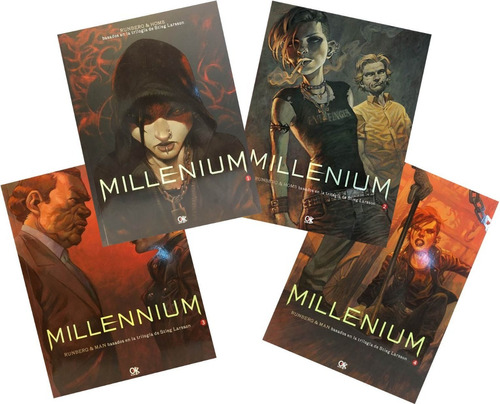 ** Saga Completa Millenium 4 Tomos **  Comic Runberg & Homs