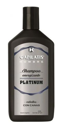 Shampoo Capilatis Hombre Energizante Platinum  370ml