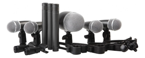 Set Kit De Micrófonos Para Batería - Proel Color Negro
