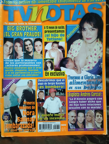 Gloria Trevia En Revista Marzo 2002 Luz Elena Gonzalez (Usado)