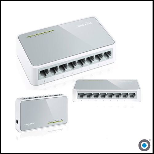 Imagen 6 de 6 de Switch 8 Puertos Tp-link Tl-sf1008d 10/100 Mbps
