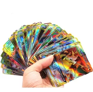 Tarjetas Cards Pokemon X 100 Cartas Brillantes